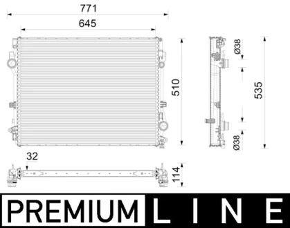 Автозапчасть MAHLE / KNECHT CR2787000P