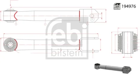 Фото автозапчасть FEBI BILSTEIN 194976 Автозапчасть FEBI BILSTEIN 194976