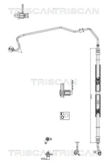 HONDA Гідравлічний шланг ГУР ACCORD VII 02- TRISCAN 8516 40002