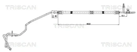 FORD Гідравлічний шланг ГУР TRANSIT 06- TRISCAN 8516 16001
