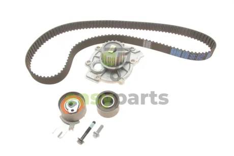 Комплект ГРМ + помпа Volvo C30/C70/S60/S40/S80 2.0-2.4D 01- (132x28)(без болтів та прокладки) HEPU DSC_PK09800