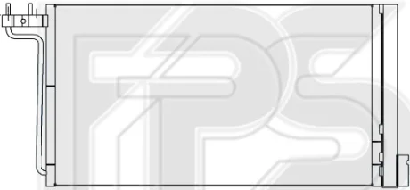 Фото радіатор кондиціонера FPS FP 28 K201 Радіатор кондиціонера FPS FP 28 K201