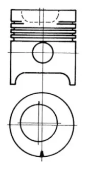 Поршень KOLBENSCHMIDT 97505600