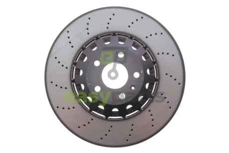 Диск гальмівний (передній) Audi RS4/RS5 12- (374x36) (з покриттям) (з отворами) (вент) SHW PERFORMANCE AFX49201