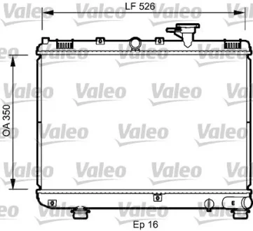 Радіатор, охолодження двигуна Valeo 735077