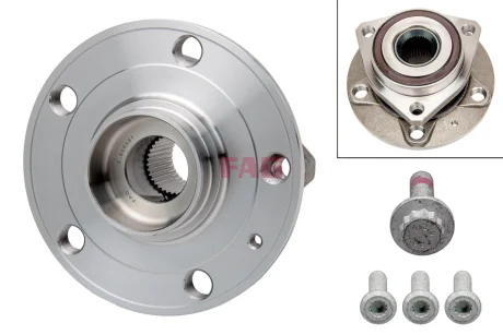 Фото підшипник маточини (передньої) VW Caddy III/Golf V-VIII/Skoda Octavia II-III 03- FAG 713 6112 10 Підшипник маточини (передньої) VW Caddy III/Golf V-VIII/Skoda Octavia II-III 03- FAG 713 6112 10