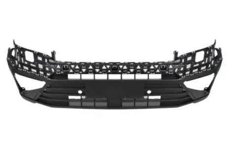 Bumper (front, with fog lamp holes, with headlamp washer holes, with parking sensor holes, black) fits: VW CRAFTER II 09.16- BLIC 5510009565904P