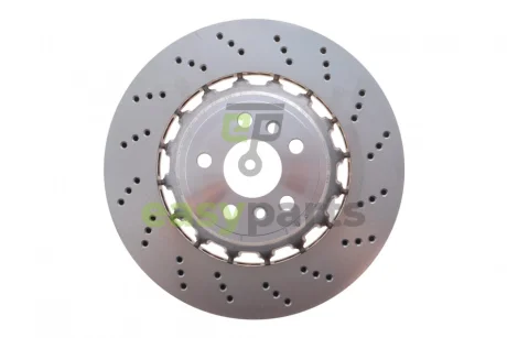 Диск гальмівний (задній) BMW X3 (FG01/F97) 19-/X4 (G02/F98) 3.0 M (S58) 19-(370x24) (R) (з покрит.) (вентил.) (з отворами) SHW PERFORMANCE BRR43504