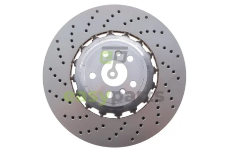 Диск гальмівний (задній) BMW M5 (G30/F90) 17- (380x28) (L) (з покрит.) (вентил.) (з отворами) SHW PERFORMANCE BRL42503