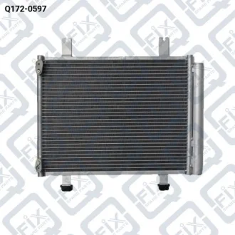 Фото радиатор кондиционера Q-fix Q172-0597 РАДИАТОР КОНДИЦИОНЕРА Q-fix Q172-0597