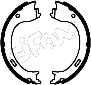 FORD USA Комплект барабанних колодок F-150 Crew Cab Pickup 3.5 10- CIFAM 153-683