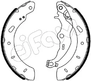 FORD Комплект барабанних колодок B-MAX (JK) 1.6 Ti 12- CIFAM 153-563