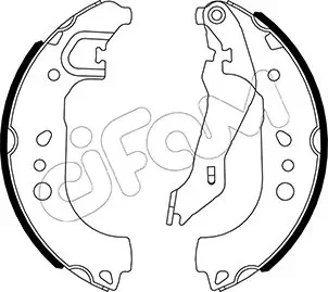 Фото skoda комплект барабанних колодок rapid (nh3, nk3, nk6) 1.6 12-15, seat toledo iv (kg3) 1.0 tsi 17-19 CIFAM 153-537 SKODA Комплект барабанних колодок RAPID (NH3, NK3, NK6) 1.6 12-15, SEAT TOLEDO IV (KG3) 1.0 TSI 17-19 CIFAM 153-537