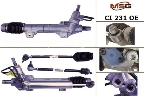 Рульова рейка з ГУР нова Peugeot Partner 96-08, Citroen Berlingo 96-08 ZF CI231OEM