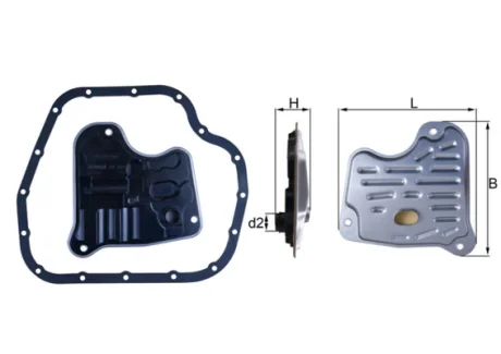 Гідравлічний фільтр коробки передач TOYOTA ALLION II, AURIS, AVENSIS, C-HR, COROLLA, VERSO 1NZ-FE-8NR-FTS 11.06- MAHLE / KNECHT HX284D