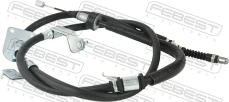 Фото трос ручного гальма лівий FEBEST 12100D7LH Трос ручного гальма лівий FEBEST 12100D7LH