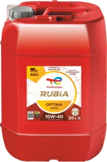 Фото олива моторна RUBIA OPTIMA 3500 10W-40 20л TOTAL 228198 Олива моторна RUBIA OPTIMA 3500 10W-40 20л TOTAL 228198