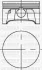 Поршень с кольцами і пальцем (размер отв. 79 / STD) (ZH16 ZETEC S Enjeksiyonlu 16V 100 PS) бенз. Yenmak 36-04259-000 (фото 1)