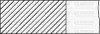 Комплект поршневих кілець (на 1 поршень) (82,51/STD) (1,2/1,2/2,0) AUDI A3/A4/A5/Q3/Q5 1.8-2.0TFSI, SKODA Octavia 1.8-2.0TSI, VW Golf/Polo/Tiguan 1.8-2.0TSI/FSI бенз. Yenmak 96-09329-000 (фото 1)