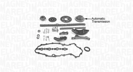 ZESTAW ŁAŃCUCHA ROZRZĄDU CHEVROLET TRAX, OPEL ASTRA J-K, INSIGNIA A-B, MERIVA B, MOKK MAGNETI MARELLI 341500001500