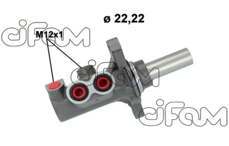 DACIA Головний гальмівний циліндр d=22.2 mm DUSTER (HM_) 1.6 SCe 115 (HMM1) 17- CIFAM 202-1268