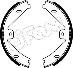 DB Комплект барабанних колодок CLS (C218) CLS 220 BlueTEC / d (218.301) 14-17, E-CLASS (W212) E 250 CDI / BlueTEC (212.003, 212.004) 09-16 CIFAM 153-250