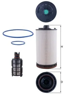 Фільтр паливний MAHLE / KNECHT KX 654KIT