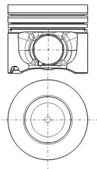 Поршень двигуна MAHLE / KNECHT 028 PI 00178 000