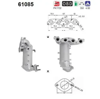 KATALIZATOR AS SZT ASC ASC AS-PL 61085