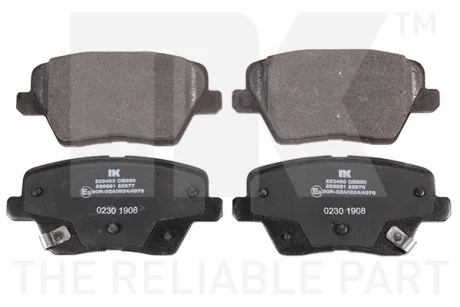 Колодки гальмівні (задні) Hyundai i30 16-/Kia Ceed 1.0-1.6 18- NK 223460