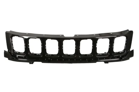 Front grille (black glossy) fits: JEEP COMPASS II 11.16-10.22 BLIC 6502073217993P