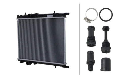 Chłodnica >>> EASY2FIT <<< PSA HELLA 8MK366302691