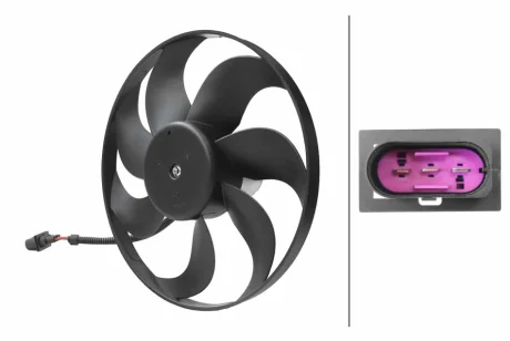 Wentylator chłodnicy AUDI HELLA 8EW366420081