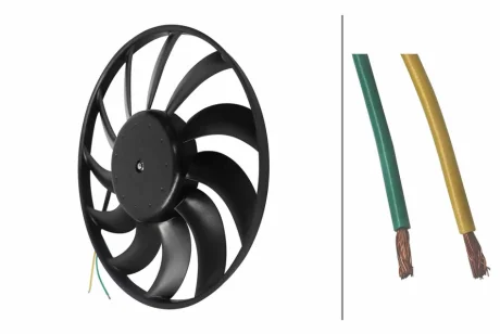 Wentylator chłodnicy AUDI HELLA 8EW366420091