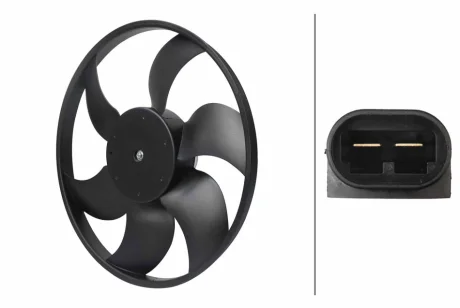 Wentylator chłodnicy RENAULT HELLA 8EW366420241