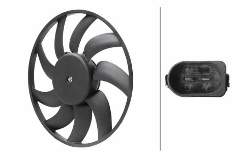 Wentylator chłodnicy AUDI HELLA 8EW366420261