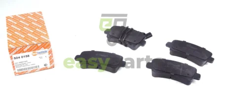 Колодки гальмівні задні AUTOTECHTEILE 504 0158