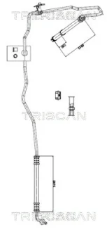 Патрубок TRISCAN 8516 16002