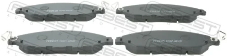 Колодки тормозные передние FEBEST 0201R52F