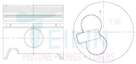 Поршень TEIKIN 46609050