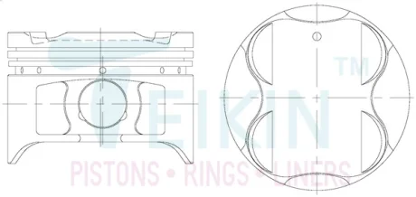 Поршень TEIKIN 46281100