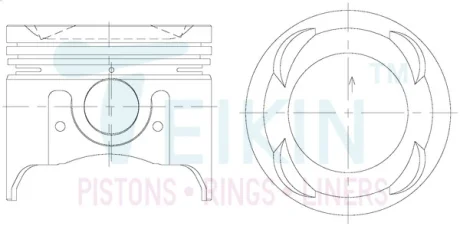 Поршень TEIKIN 46275STD