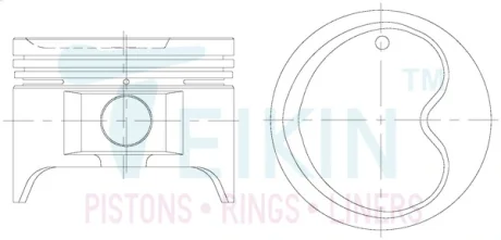 Поршень TEIKIN 46269STD