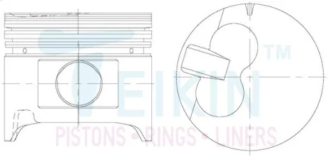 Поршень TEIKIN 46261100