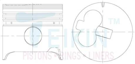 Поршень TEIKIN 46240100