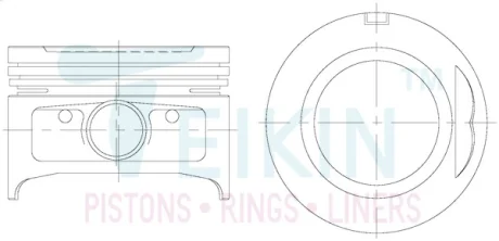 Поршень TEIKIN 46202050