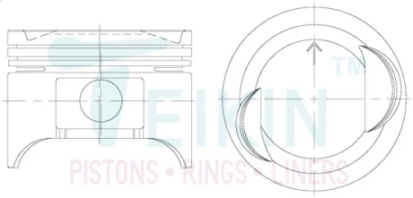 Поршень TEIKIN 45650050