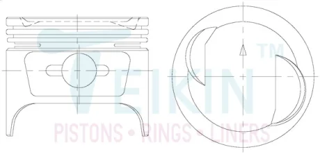 Поршень TEIKIN 45117STD