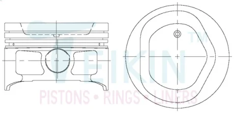 Поршень TEIKIN 44676STD