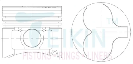 Поршень TEIKIN 44295STD